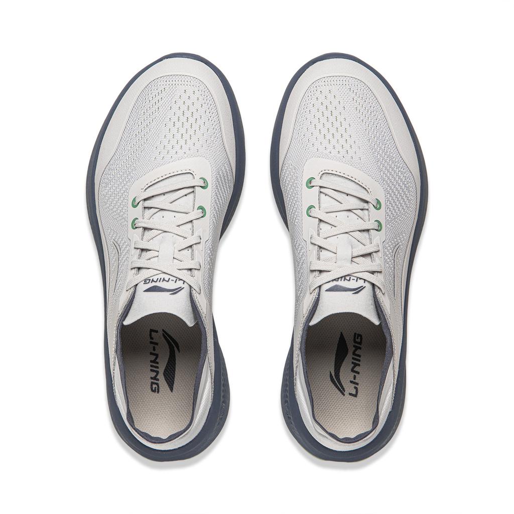 Li Ning Cloud Escape Мягкий отскок Свежие Толстая подошва Увеличивающие рост Нескользящие Износостойкие Дышащие Низкие Повседневная обувь Мужские кроссовки AGLW053-3