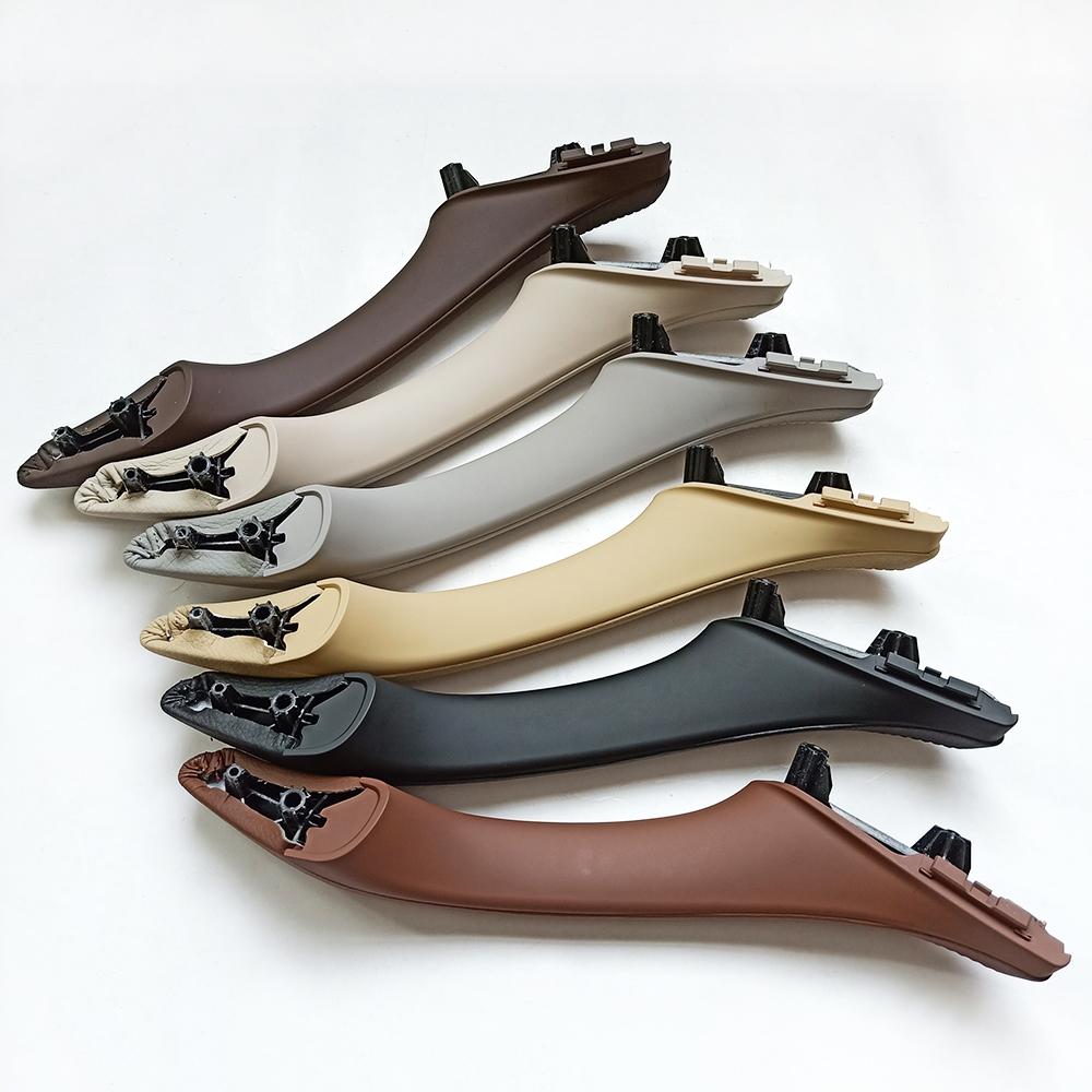 3 шт. внутренние ручки для 3 пассажирских дверей с кожаной ручкой в ​​сборе для BMW 5 серии F10 F11 520i 523i 525i 528i