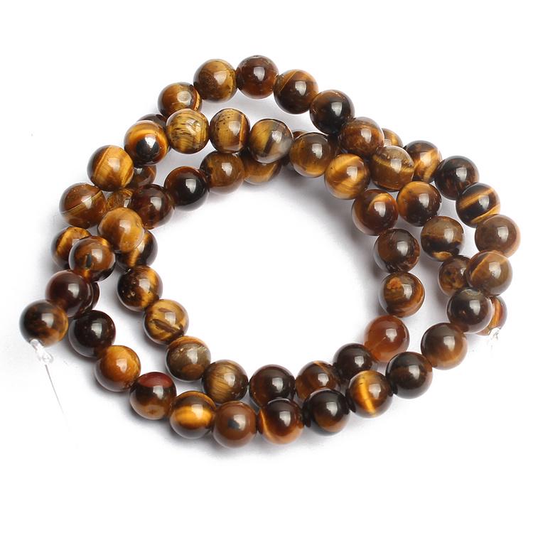 Бусины жёлтый тигровый глаз 38 см для изготовления ювелирных изделий