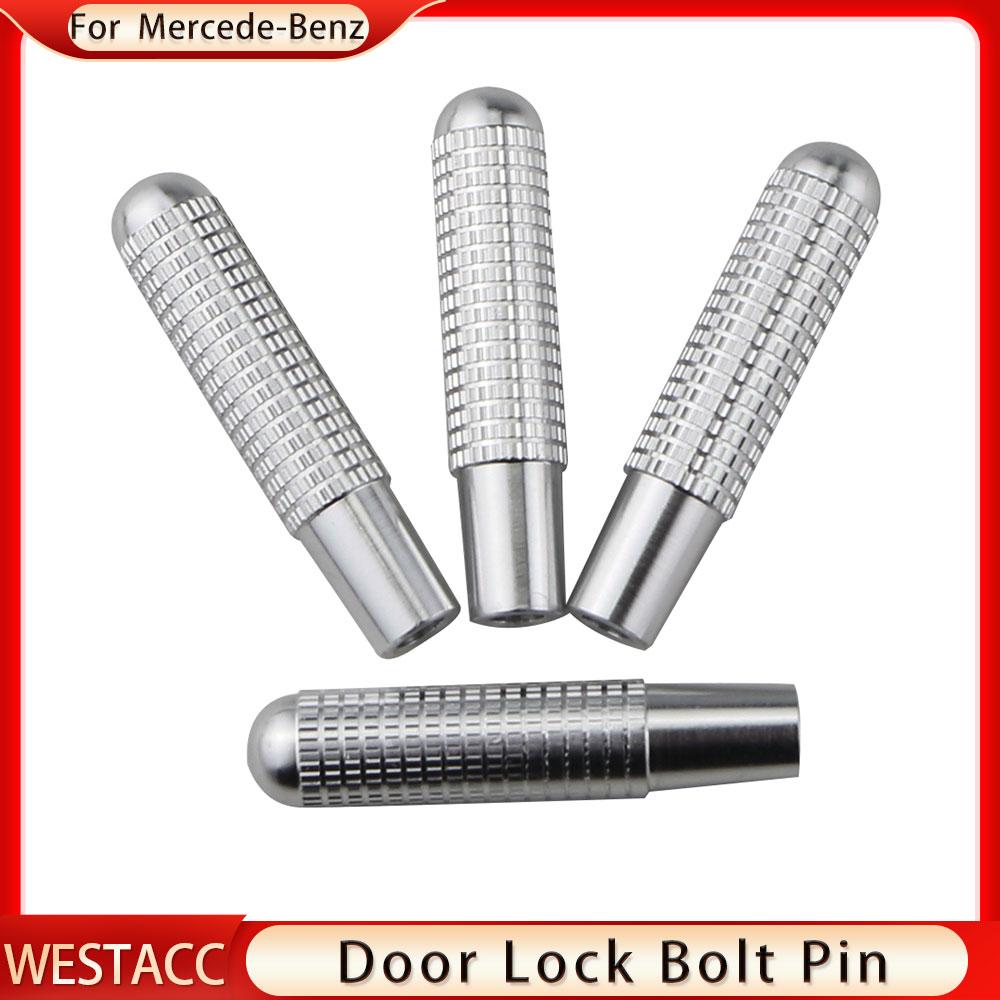4 шт./компл. автомобильный дверной болт дверной замок для Mercedes Benz C W205 GLC GLE E W213 W176 CLA C117 GLA ABCE Class