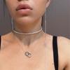 Wave Shaped Chain Earring Metal Accessories Fashion Long Tassel Earrings  Women