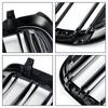 Black 2 Slat Front Kidney Grill Grille Fit BMW 7 Series G11 G12 2016-18 Pre-LCI