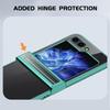 Защитный чехол с 6D покрытием из закаленного стекла для Samsung Galaxy Z Flip 6 5 4 3 Z Flip6 Flip5 с пружинным шарниром и жесткой ПК-крышкой для камеры