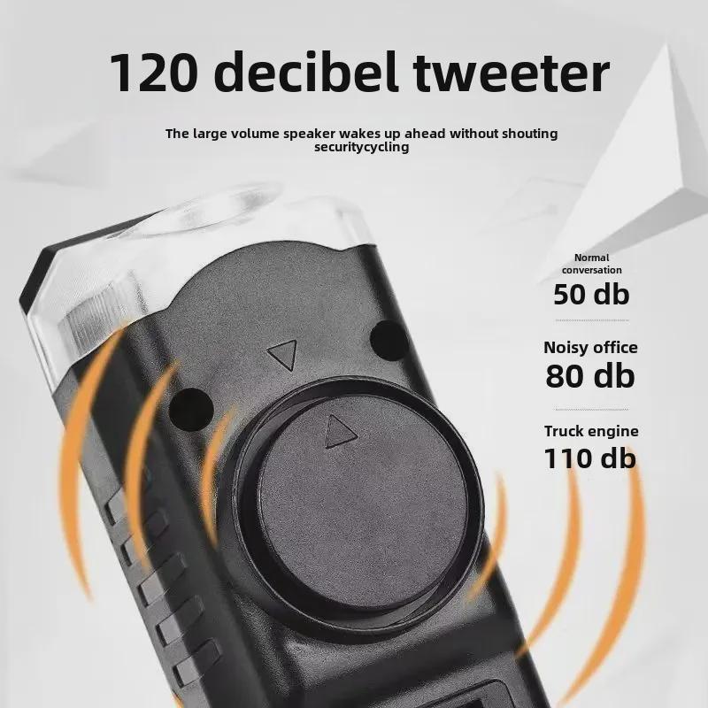 Solar-Powered Bicycle Headlight with USB Charging and Electric Display