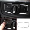 Подходит для BMW F20 F21 F22 F23 Матовый серебристый Рамка декоративная кнопки управления функциями 2 шт.