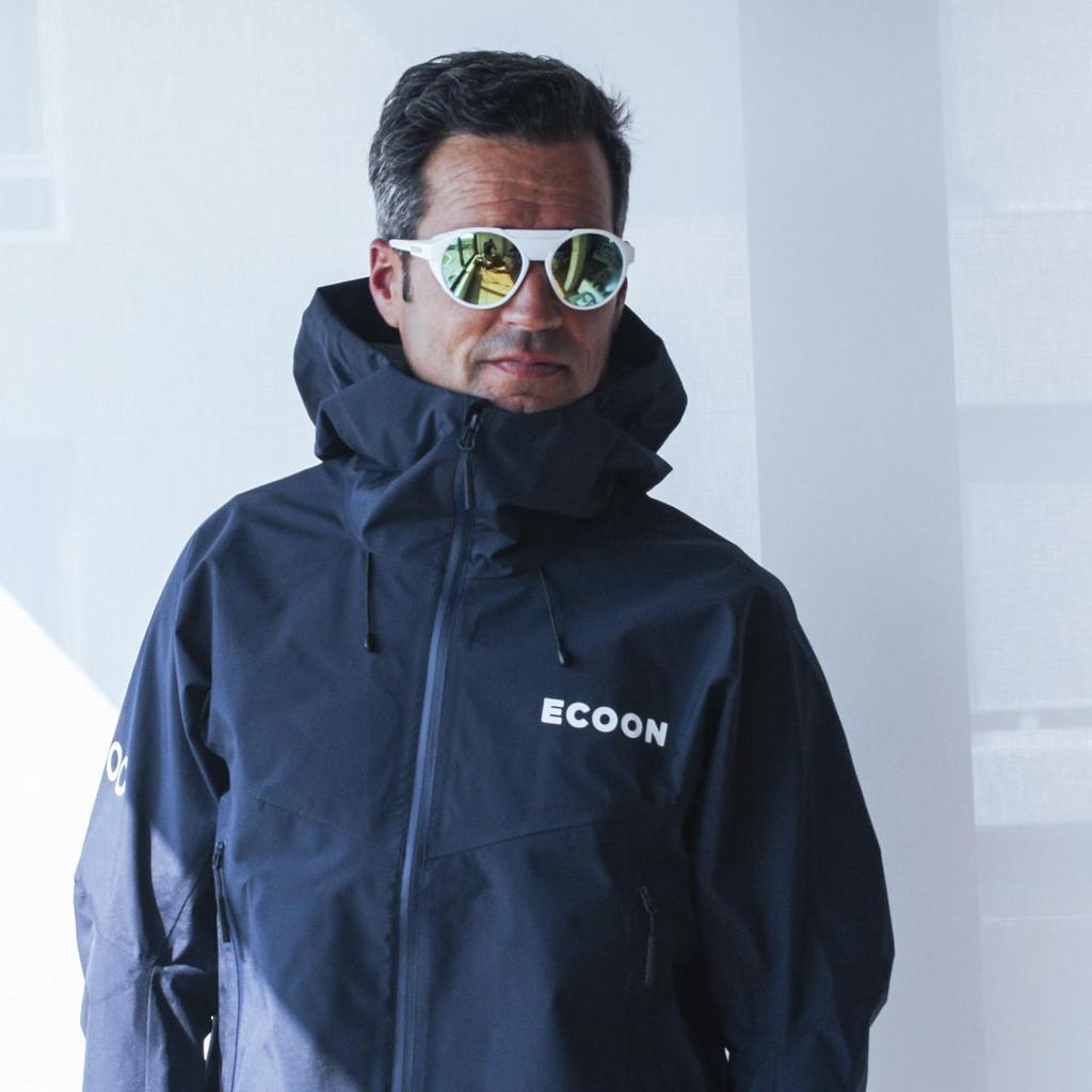 Солнцезащитные очки Ocean RODAS со съемными боковыми щитками, матово-белые REVO с защитой от УФ-лучей, унисекс, щитки, защита, легкие, прочные, (Синяя линза), OCN-ECO182-4