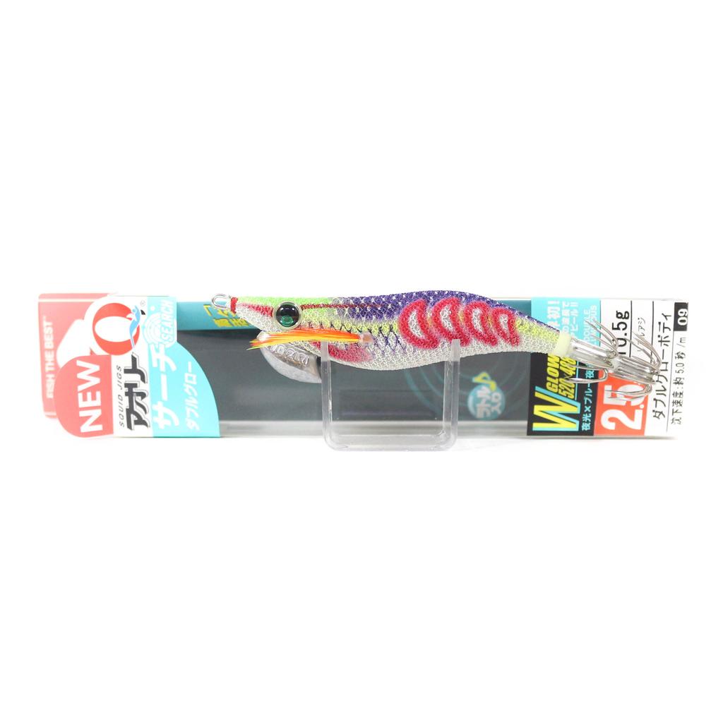 Yo Zuri Egi Aurie-Q Search Double Glow Squid Lure 2.5 A1757-DLPU (8852)
