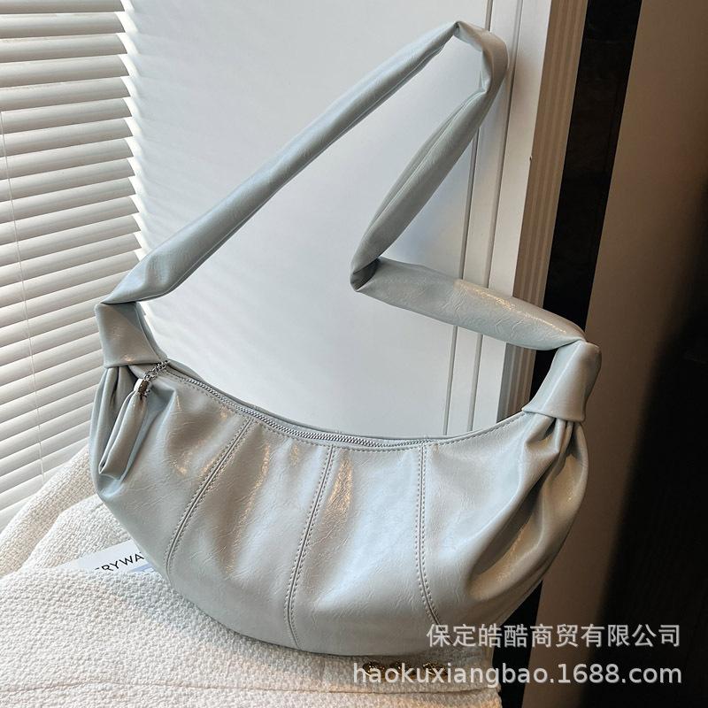 Сумка большой вместимости женская 2025 новая атмосферная простая универсальная сумка-мессенджер летняя высококлассная дорожная сумка-пельмень