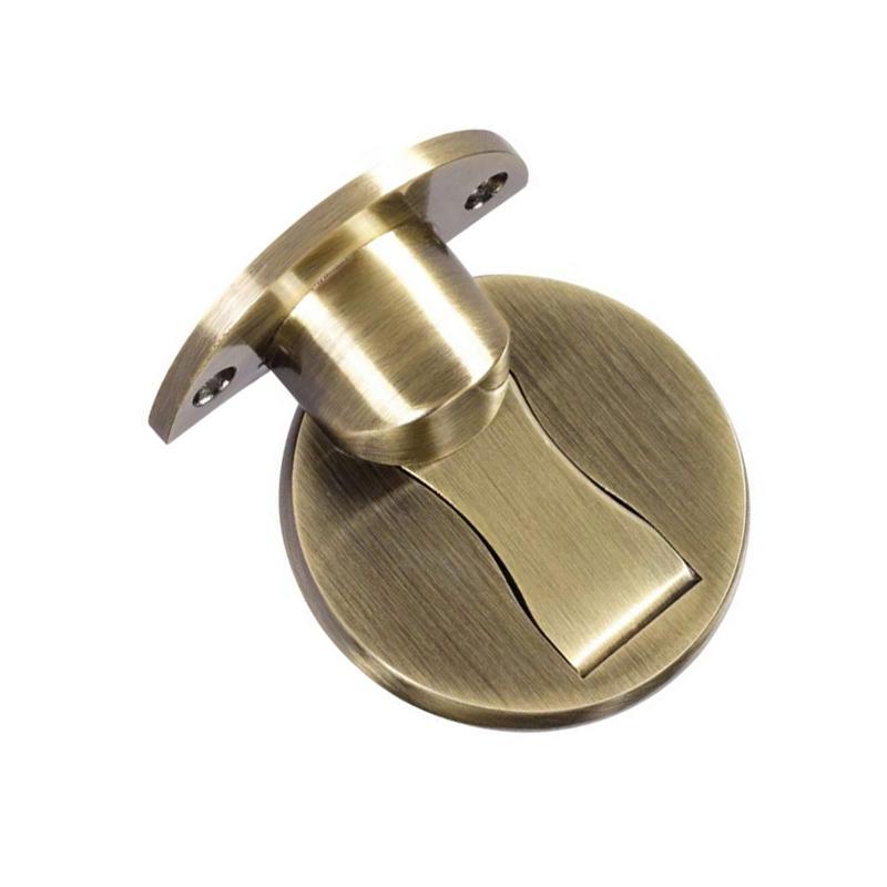 NAIERDI Магнитные дверные упоры Дверной стопор из нержавеющей стали 304 Скрытые дверные держатели