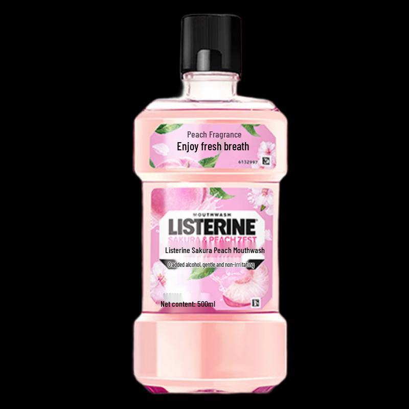 Listerine Ополаскиватель для рта Персик и цвет сакуры 500 мл