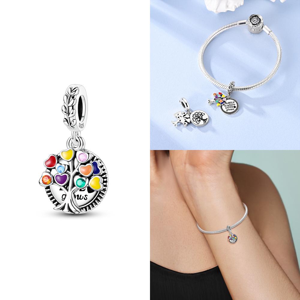 Девушка Оригинальный Лазурный Циркон Лист Кулон Платье Ожерелье Бусины Подходит Браслет Шармы Металлический Аксессуар Изготовление Сделайте свой собственный Аксессуар Подарок Элегантная Мода