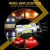 2 шт. T20 7443 W21/5W 7444NA Дневные ходовые огни 7440 W21W WY21W Светодиодные Белые/Красные/Желтые Лампы Супер Яркие 6000K Автоаксессуары