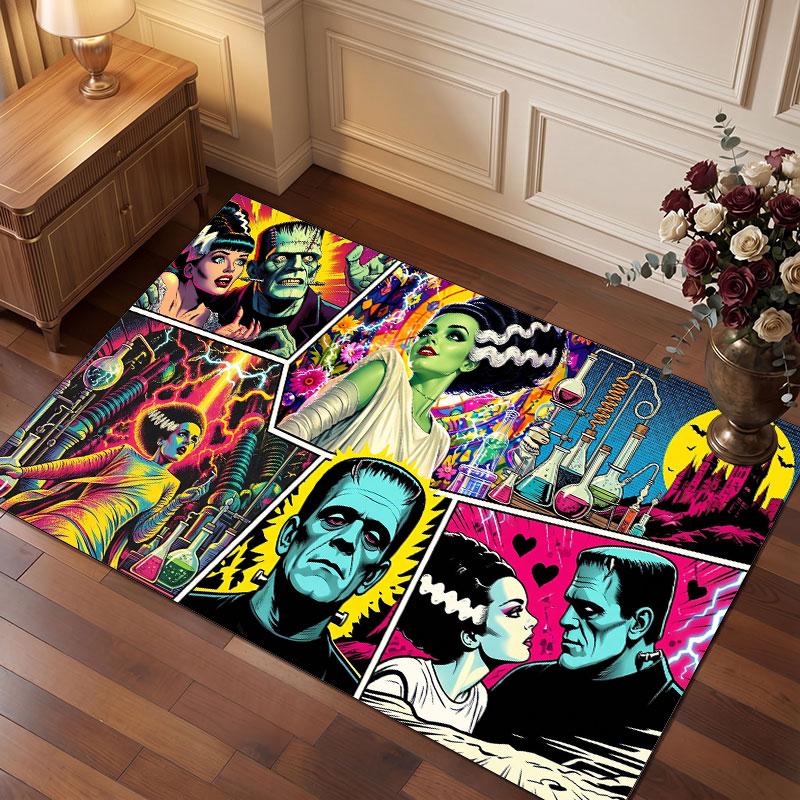Bride of Frankenstein Rug Soft Thick Non Slip Floor Carpet for Bedroom Living Room Home Decor