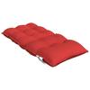 Low Backrest Cushions 6 pcs Red Oxford Fabric