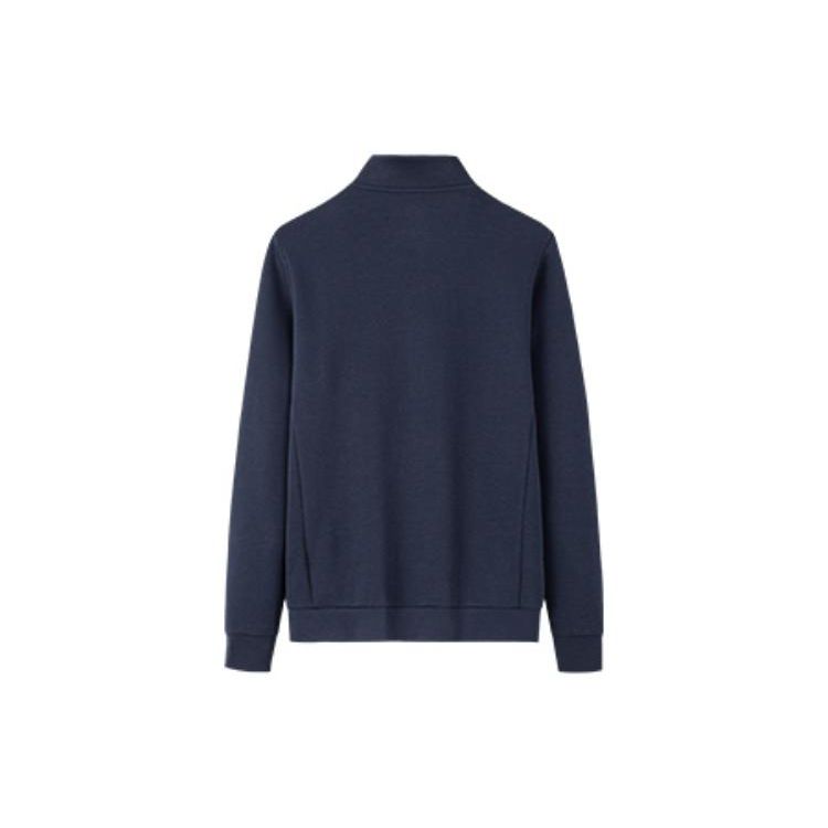 Anta Куртка с логотипом и воротником-стойкой на молнии, мужская, синяя 152237705-2