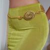 Metal Waist Chain For Women With Artistic Carving For Stylish Summer And Winter Looks