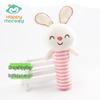 TOLOLO Plush Baby Rattle & Crib Mobile for Newborns - Soothing Sound Toy
