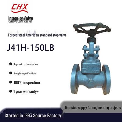 J41H-150LB Кованая сталь Нержавеющая сталь ANSI 304 Фланцевый задвижка с твердым уплотнением