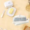 Household Butter Box Ceramic Cheese Fresh-keeping Box Tableware Storage Tray  Fruit