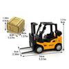 Car Play Toy Vehicle Set Toy Vehicle Construction Vehicles Die-Lite Model Forklift Friction Toy Pallet Interactive Toy