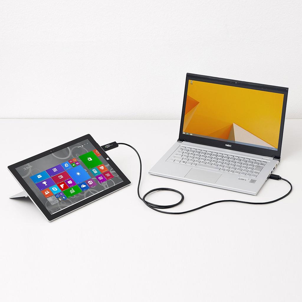 SANWA SUPPLY Кабель USB для перетаскивания с & 3.0 (Совместимо с Mac/Windows) KB-USB-LINK4