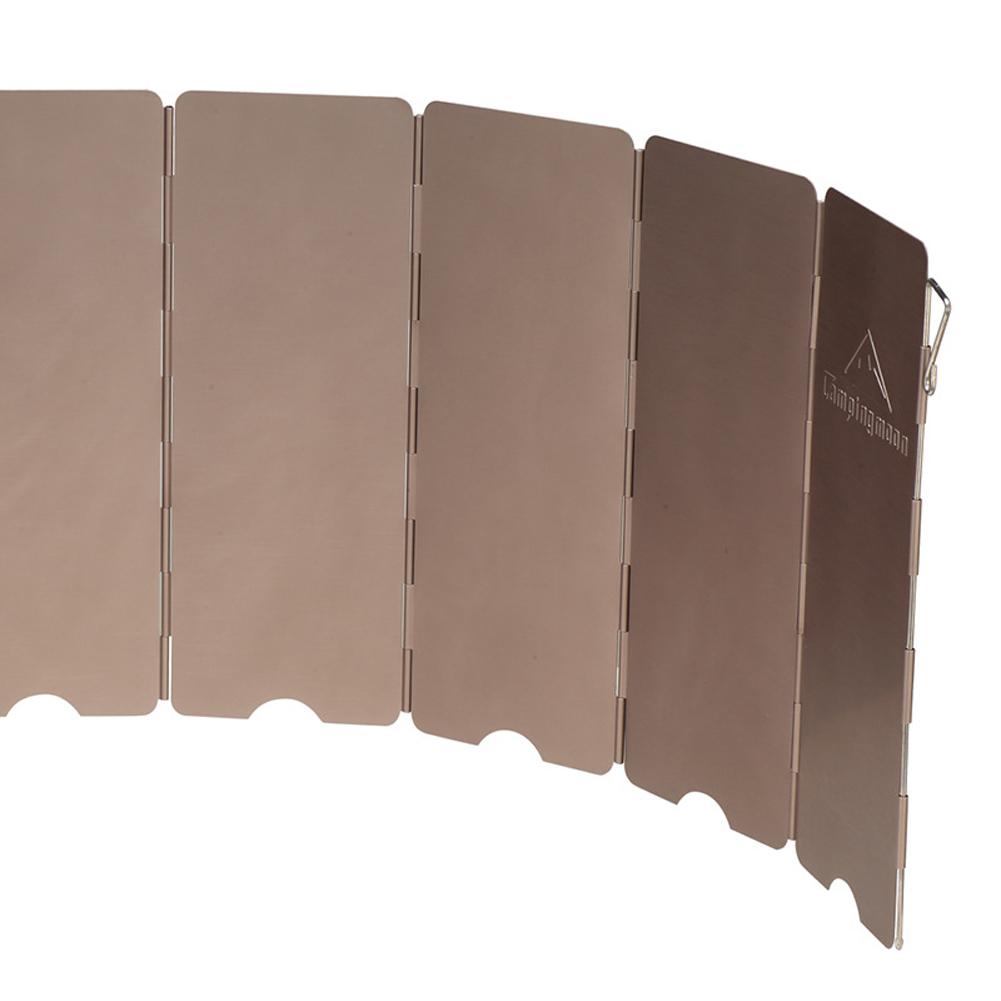 10 пластин бронзового цвета для кемпинга, газовые плиты, горелка, ветрозащитный экран, алюминиевый сплав, оксидированный