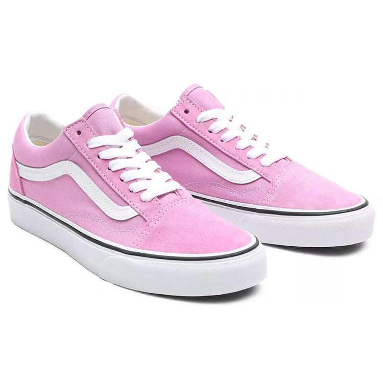 Vans Унисекс низкие кеды Old Skool, замша, 2 цвета, розовые VN0A3WKT3SQ