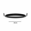 Evstyle Мини-металлический поднос, черный, 24 см