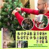 2D Плоский Акриловый Подвесной Календарь Коробка Коробка Адвент-Календаря Праздничное Подвесное Украшение