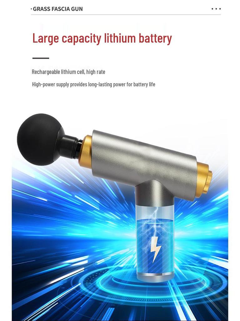 Pro Brushless Motor Massage Gun: Deep Muscle Relaxation, Electric Neck Therapy, Aviation Aluminum Shell