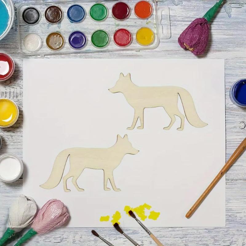 Unfinished Wood Chip Decorations for DIY Crafts Birthday Wedding Party Desktop Kids Paint Craft Wooden Chips