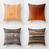 45x45cm Creative Wood Texture Marble Pillowcases Fashion Geometric Cushions Case Farmhouse Home Decor Sofa Couch Throw Pillows