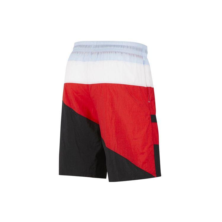 Nike Flight Color-Block Sports Shorts Men Bottoms Black Red Blue BV9413-011