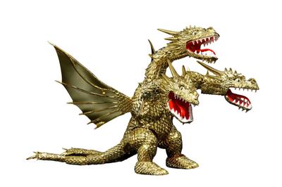Серия Chibimaru Godzilla Версия к 70-летию Кинг Гидоры Роскошная модель из пластика с покрытием № 402 (1991)