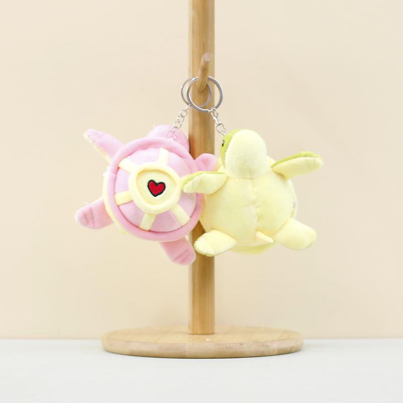 Adorable Cute Plush Turtle Keychain Accessory Soft Stuffed Animal Doll For Bags