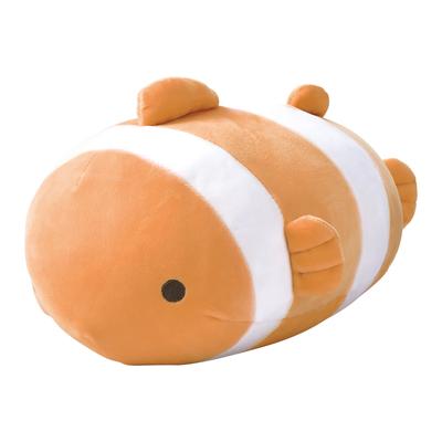 Подушка-валик Livheart Marshmallow, Аквамарин, Рыба-клоун, Ш15xГ27xВ14см, 68229-21