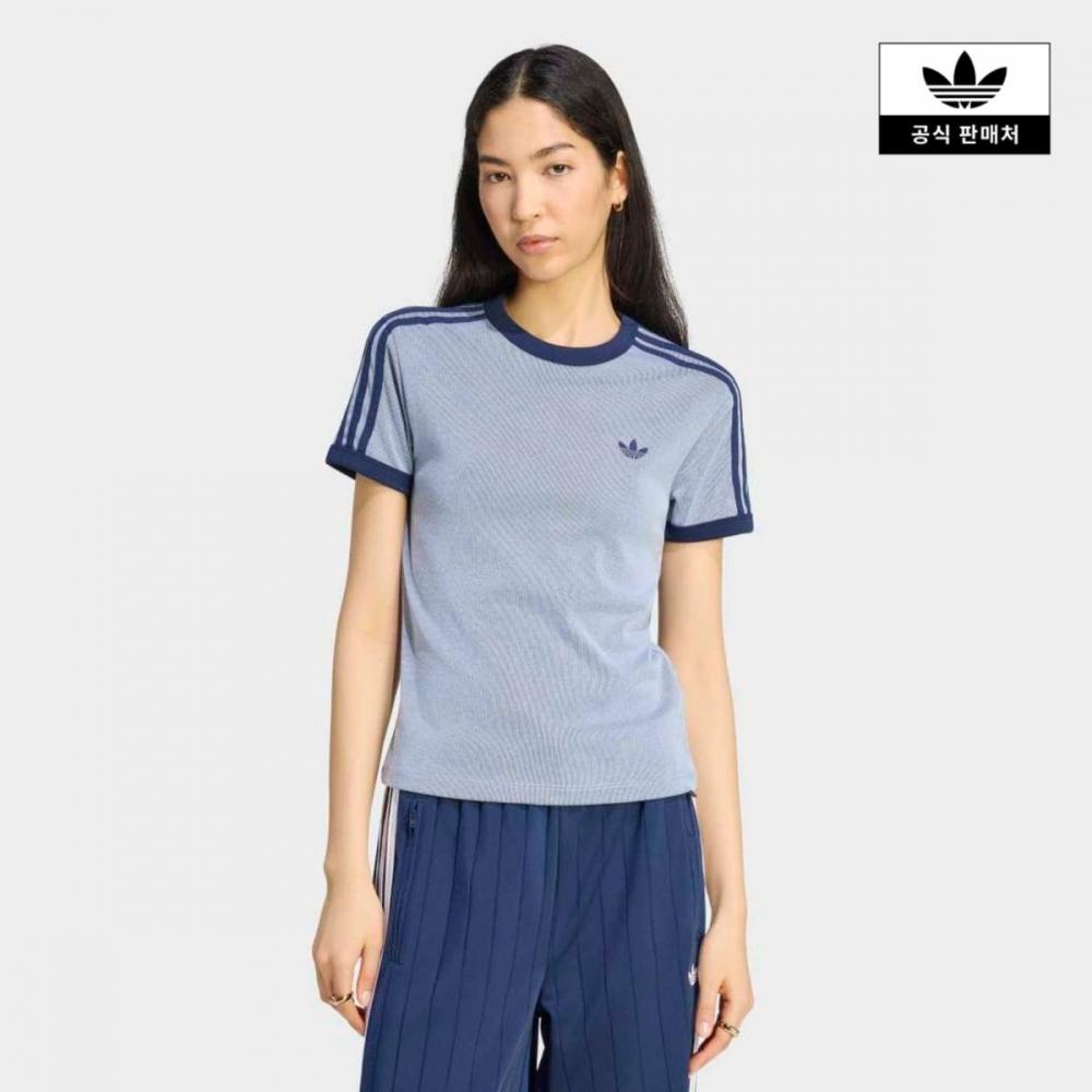 AdidaS Men S 3 StripeS Header Cali Tee