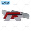 3D Metal R Emblem Car Trunk Badge Sticker for G-olf R Line P-olo P-assat J-etta  T-ouareg