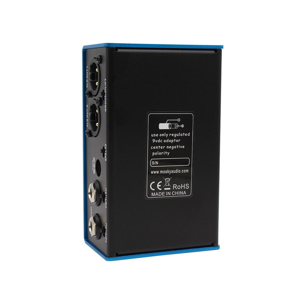 MOSKYAUDIO Multi Effects Guitar Pedal DI Guitar Effects Amplifier Simulation Classic Amp Models Guitar Bass Effect