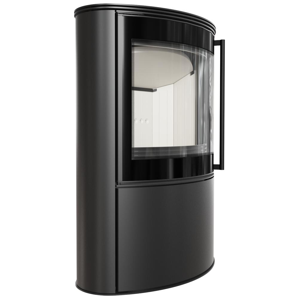 Дровяная стальная печь KRATKI BJORN 10 кВт Ø 150