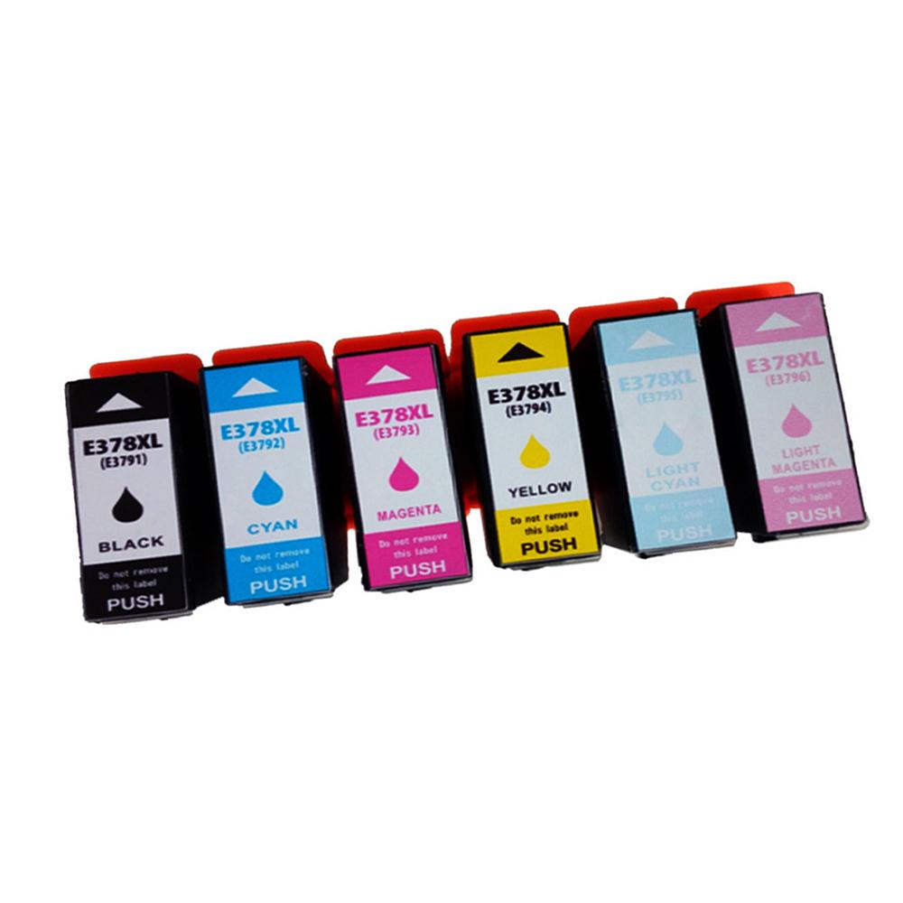 6 Чернильных картриджей для Epson XP8000 XP8005 XP8500 XP8505 XP-15000