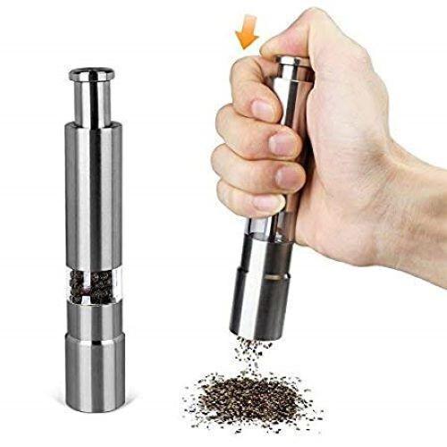 RSINC Stainless Steel Salt and Pepper Miller Grinder | Hand Thumb Press Crusher JL166629867995