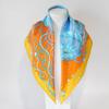 Aurora Jellyfish Print Silk Scarf
