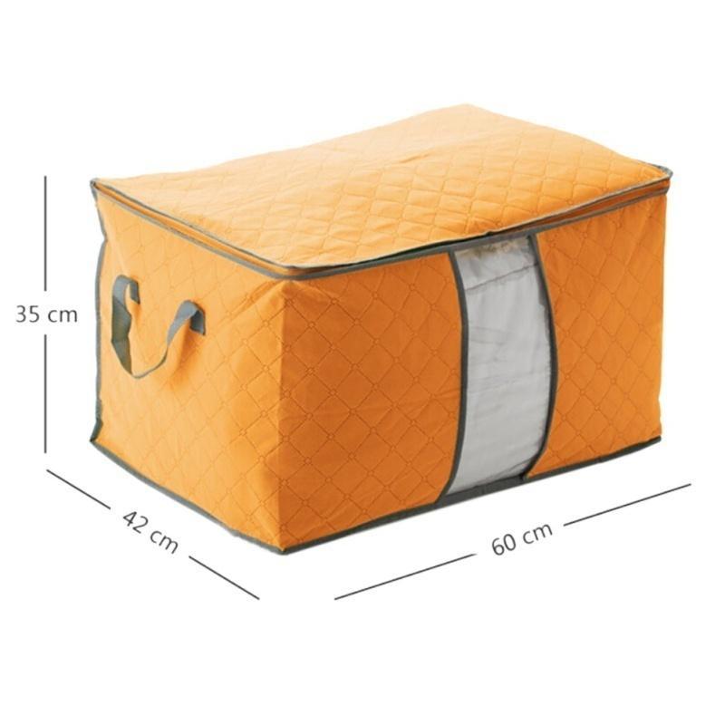 Прочный тканевый контейнер, сумка для хранения, коробка, портативный органайзер, нетканый чехол под кроватью, коробка для хранения, бамбуковая сумка для хранения одежды