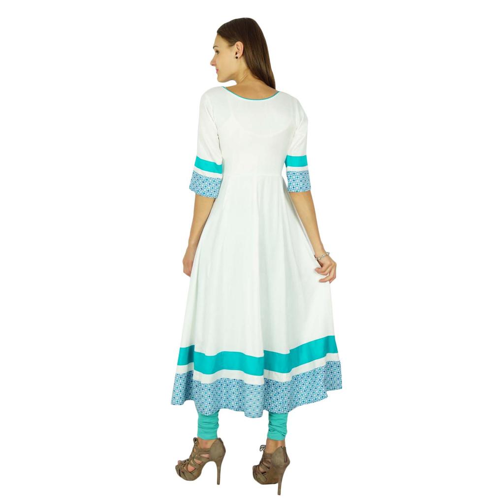Phagun Bollywood Kurta Indian Designer Women Ethnic Kurti Cotton Tunic Dress