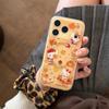 Зимний кленовый лист Магнитный чехол для телефона с кошкой для iPhone 14/15/16 Pro Max/17 - Девичий дизайн