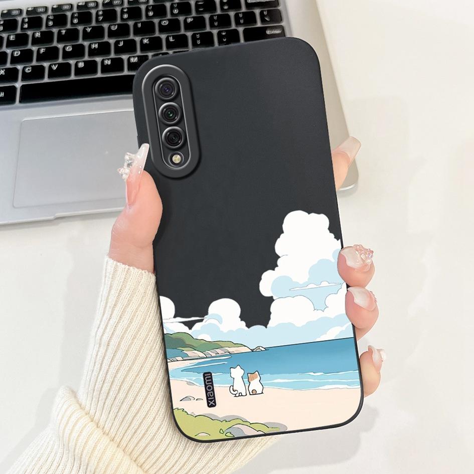 Чехол для Xiaomi Mi A3 MiA3 Ударопрочный Чехол Милый Мультяшный Панда Кролик Мягкий Силикон Матовый ТПУ Чехол для Телефона Для Xiaomi Mi CC9e Capa
