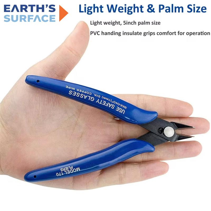 Multi Functional Pliers Carbon Steel Pliers Electrical Wire Cable Cutters Cutting Side Snips Flush Pliers Nipper Home Hand Tools