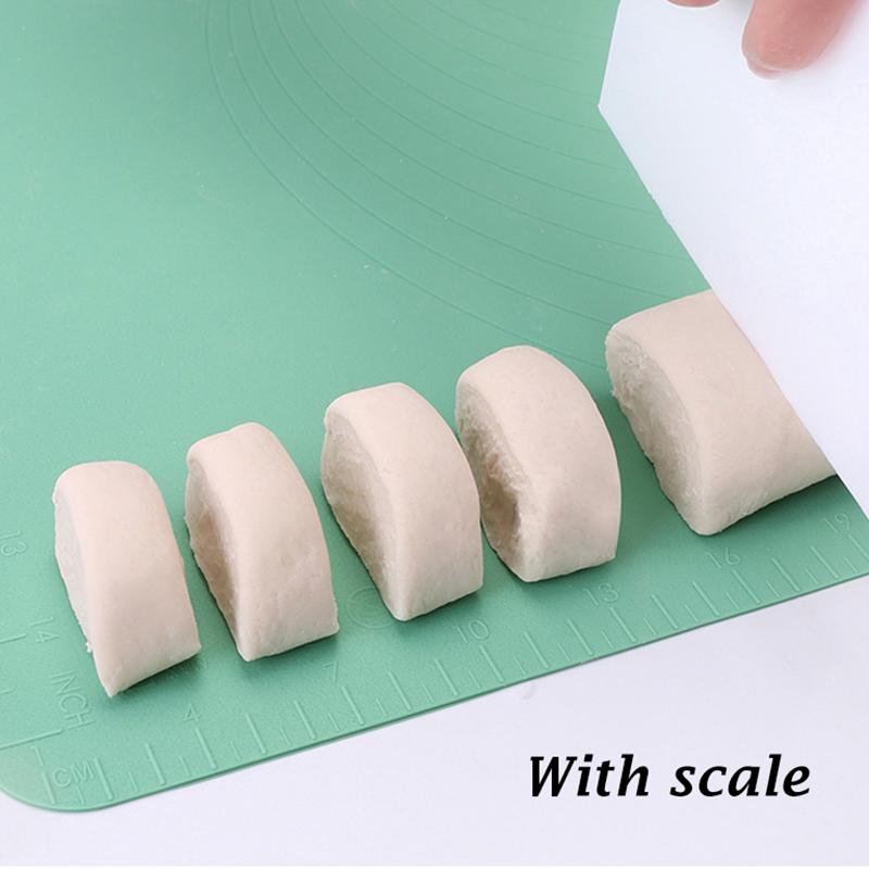 Очень большой силиконовый коврик для выпечки, антипригарный утолщенный коврик для раскатывания теста, кондитерский коврик для замеса, кондитерский торт, кухонные гаджеты