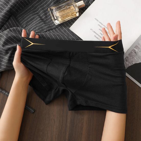 Боксеры нижнее белье мужские 3D Cut U выпуклый мешочек однотонные эластичные шорты трусы повседневная домашняя спортивная одежда